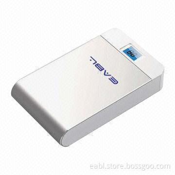 Mobile Power Banks for iPad/iPhone/Samsung, Dual Output and 11,000mAh Lithium Polymer Battery Cell
